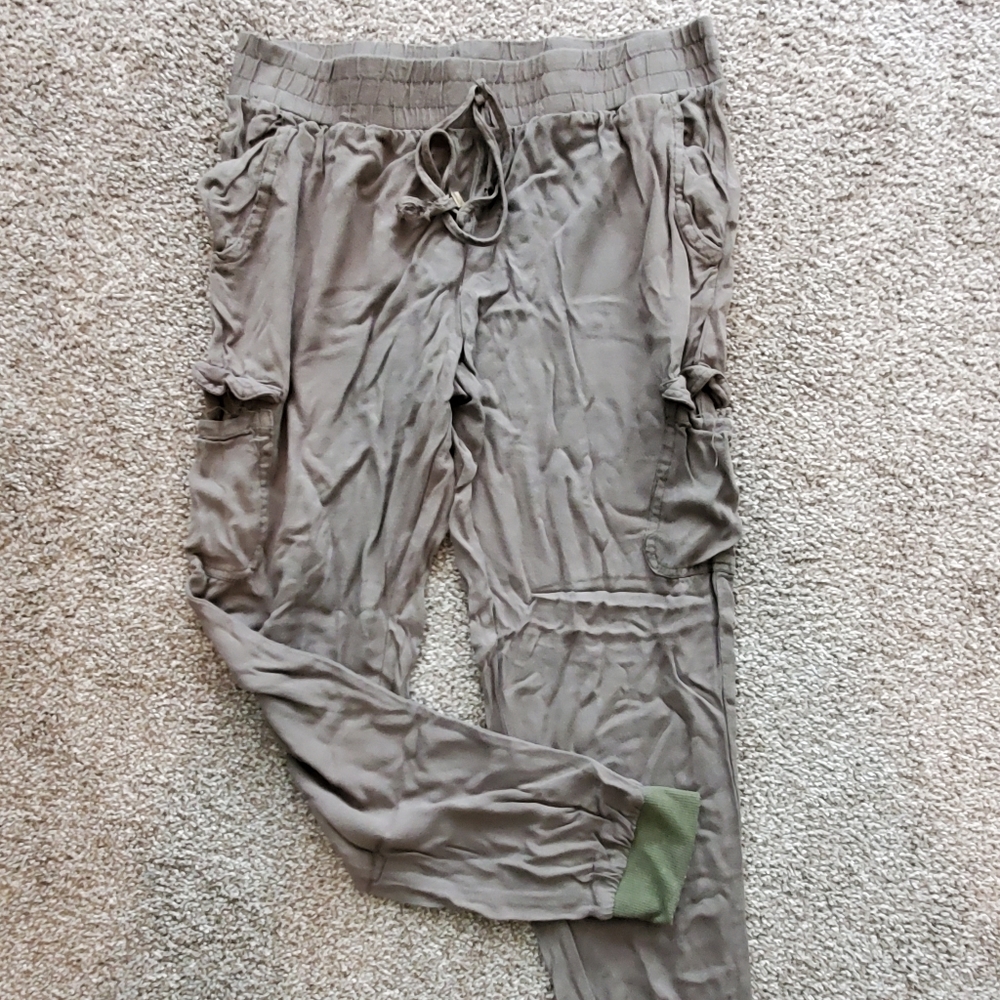 Green joggers